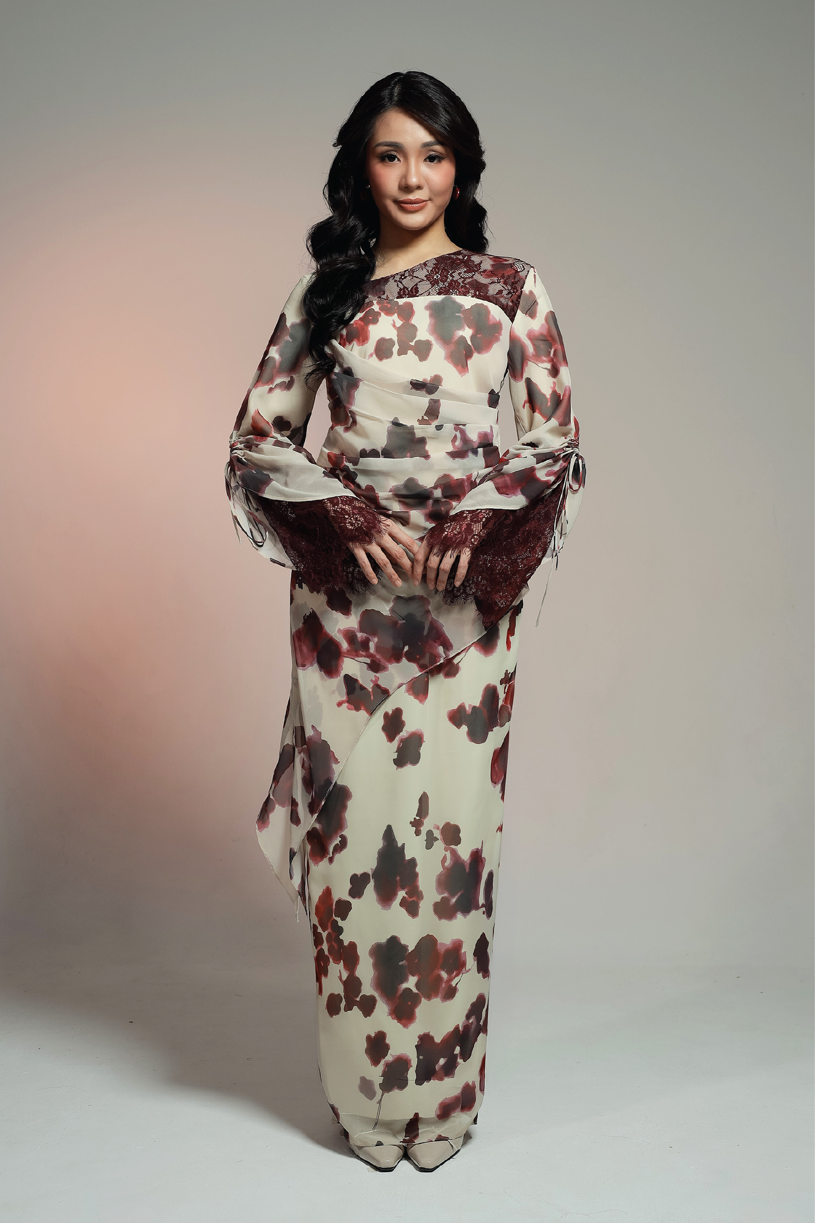 SHALIKA IN CHERRY MAROON